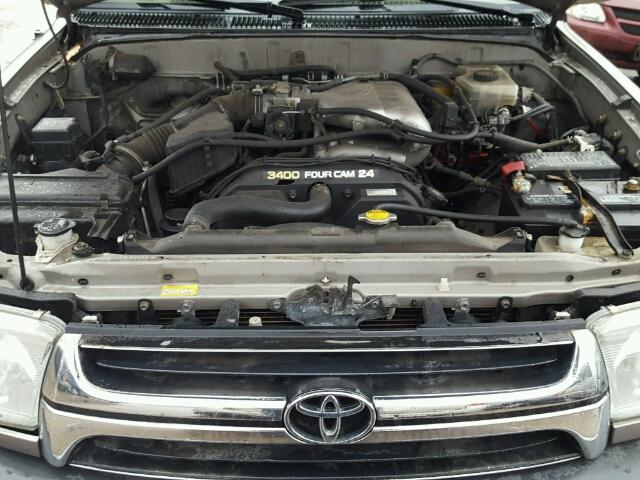 JT3HN86R820372721 - 2002 TOYOTA 4RUNNER SR SILVER photo 7