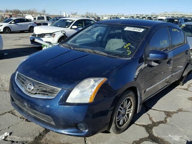 3N1AB6AP2AL618103 - 2010 NISSAN SENTRA 2.0 BLUE photo 2