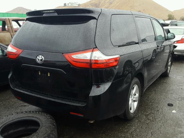 5TDZK3DC2GS755827 - 2016 TOYOTA SIENNA BAS BLACK photo 4