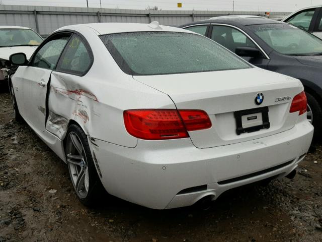 WBAKG1C52DJ217550 - 2013 BMW 335 I SULE WHITE photo 3