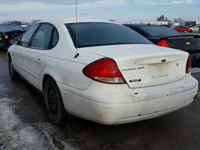 1FAFP55S24G193087 - 2004 FORD TAURUS SES WHITE photo 3