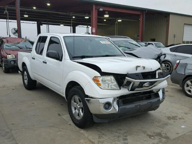 1N6AD0ER7BC436505 - 2011 NISSAN FRONTIER S WHITE photo 1