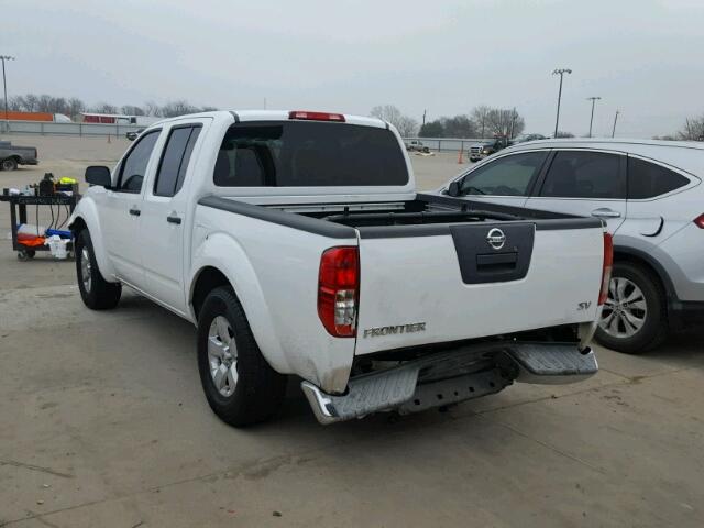 1N6AD0ER7BC436505 - 2011 NISSAN FRONTIER S WHITE photo 3