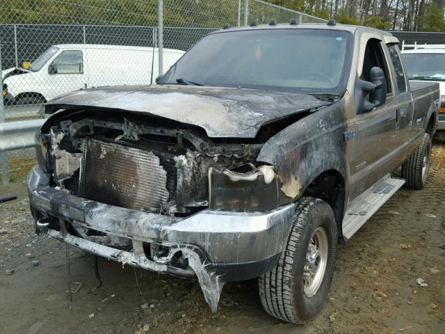 1FTNX21P63ED19564 - 2003 FORD F250 SUPER BROWN photo 2