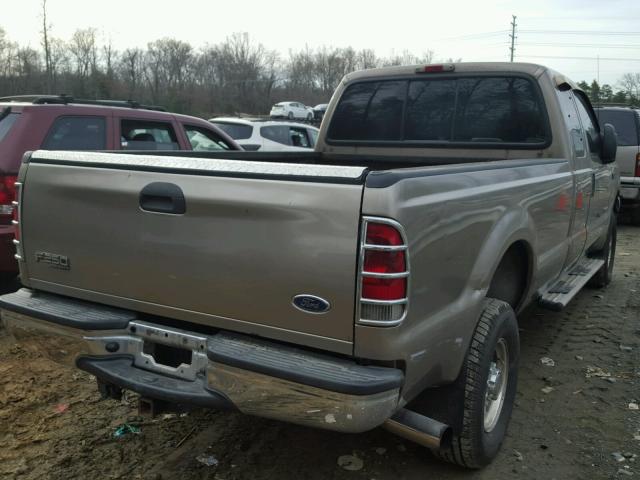 1FTNX21P63ED19564 - 2003 FORD F250 SUPER BROWN photo 4