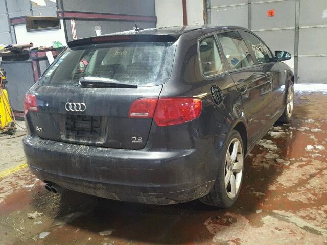 WAUKD78P07A078013 - 2007 AUDI A3 S-LINE GRAY photo 4