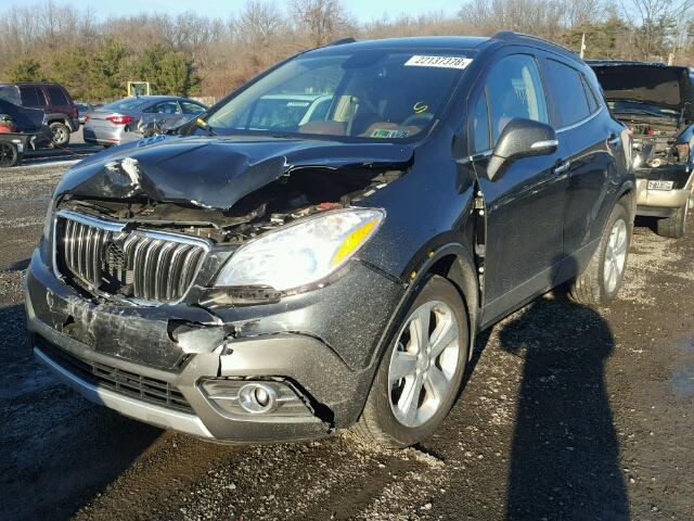 KL4CJGSB7GB683521 - 2016 BUICK ENCORE BLACK photo 2