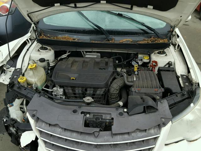 1C3LC46K27N512834 - 2007 CHRYSLER SEBRING WHITE photo 7