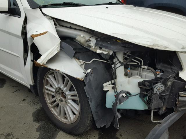 1C3LC46K27N512834 - 2007 CHRYSLER SEBRING WHITE photo 9