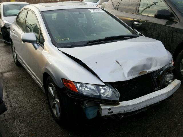 1HGFA16857L063471 - 2007 HONDA CIVIC EX SILVER photo 1