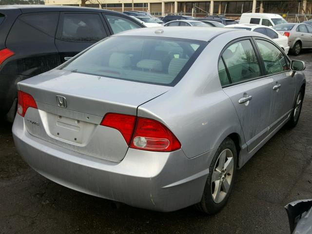 1HGFA16857L063471 - 2007 HONDA CIVIC EX SILVER photo 4