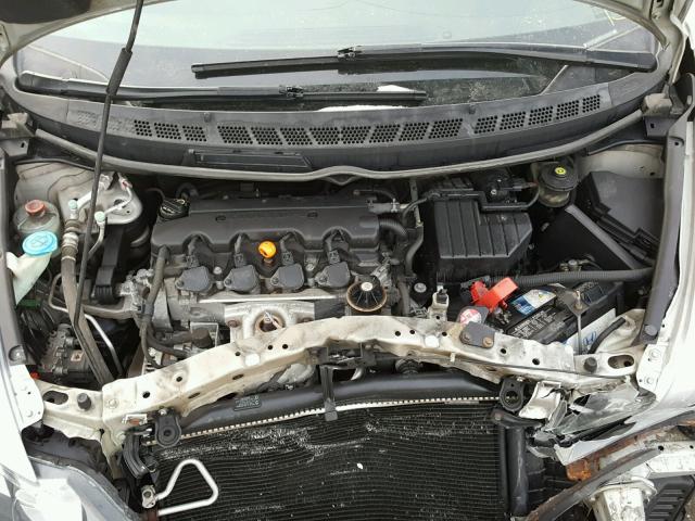 1HGFA16857L063471 - 2007 HONDA CIVIC EX ვერცხლისფერი ფოტო 7