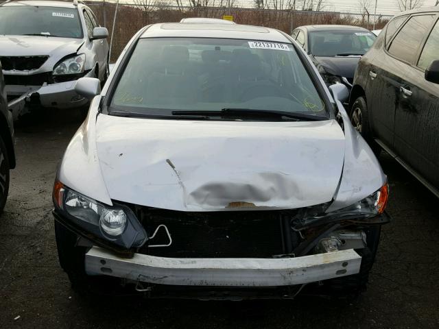 1HGFA16857L063471 - 2007 HONDA CIVIC EX ვერცხლისფერი ფოტო 9