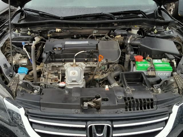 1HGCR2F33EA250108 - 2014 HONDA ACCORD LX BLACK photo 7