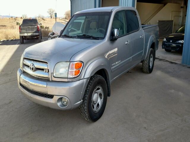 5TBDT44154S463153 - 2004 TOYOTA TUNDRA DOU SILVER photo 2