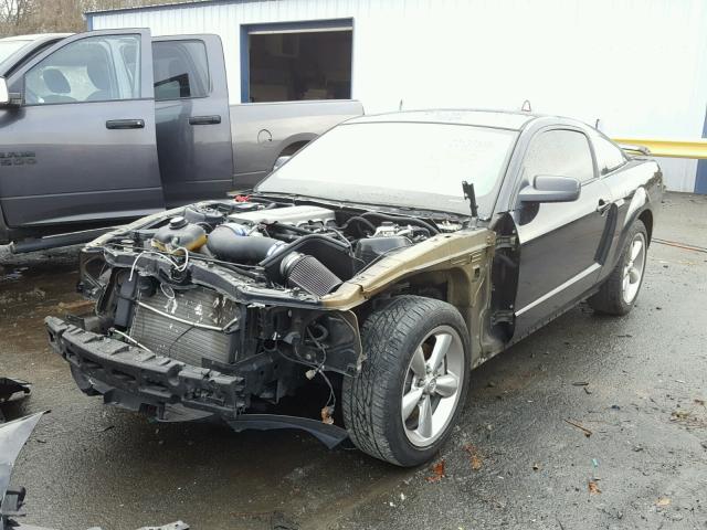 1ZVHT82H995103460 - 2009 FORD MUSTANG GT BLACK photo 2