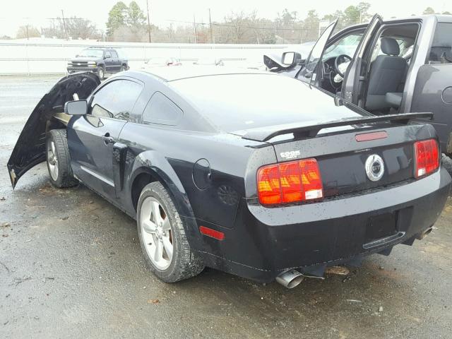 1ZVHT82H995103460 - 2009 FORD MUSTANG GT BLACK photo 3