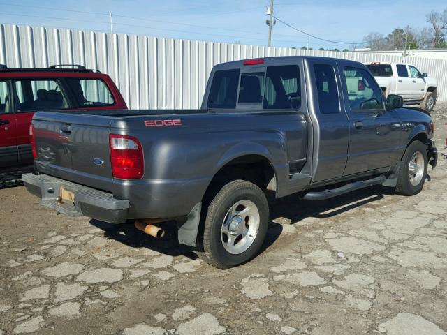 1FTYR44U84PB29341 - 2004 FORD RANGER SUP GRAY photo 4