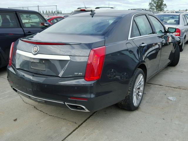 1G6AR5S35E0121048 - 2014 CADILLAC CTS LUXURY GRAY photo 4