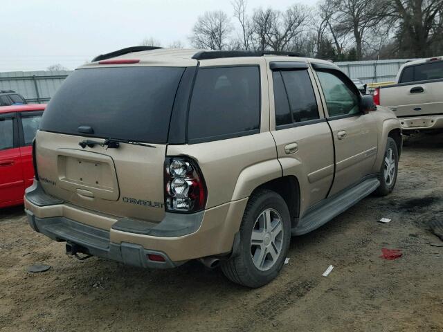 1GNDT13S942305381 - 2004 CHEVROLET TRAILBLAZE GOLD photo 4