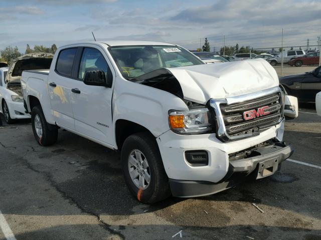 1GTG5AEA6F1145201 - 2015 GMC CANYON WHITE photo 1