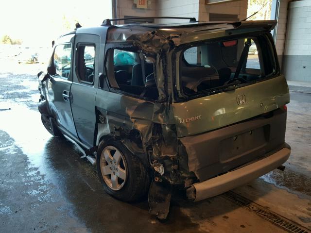 5J6YH28503L007244 - 2003 HONDA ELEMENT EX GREEN photo 3