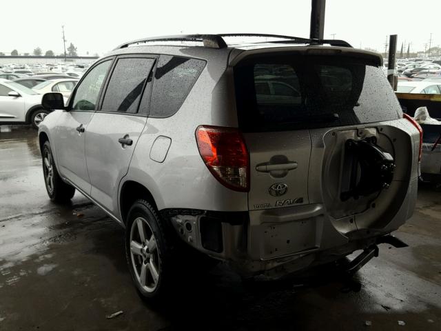 JTMZK33V475012658 - 2007 TOYOTA RAV4 SILVER photo 3