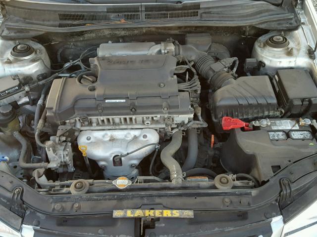 KNAFE121185498373 - 2008 KIA SPECTRA EX SILVER photo 7