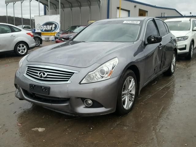 JN1CV6AR1CM670011 - 2012 INFINITI G37 GRAY photo 2