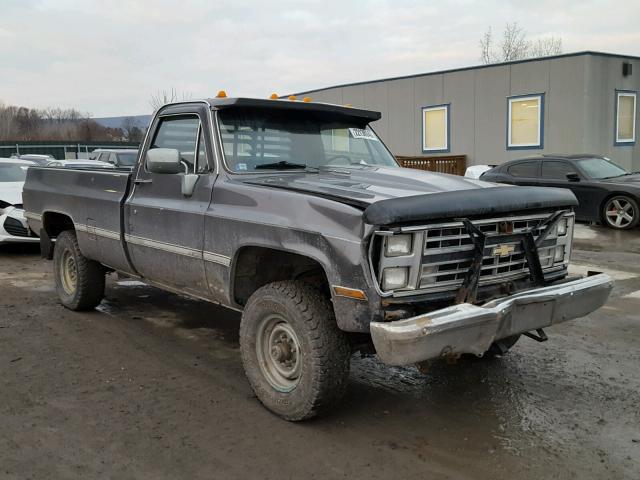 1GCGK24M7GJ145803 - 1986 CHEVROLET K20 GRAY photo 1