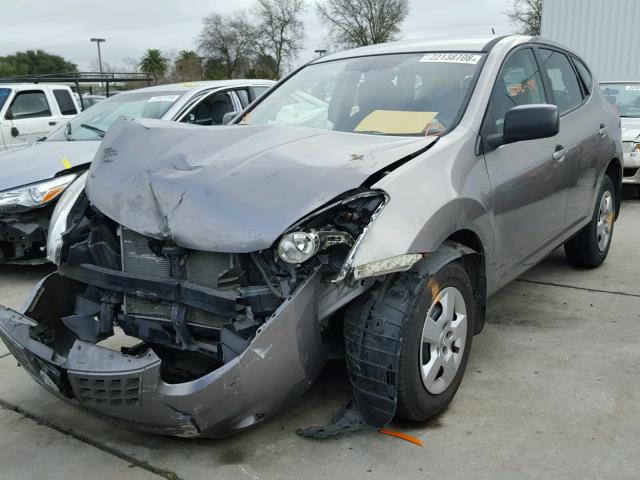 JN8AS58V78W126848 - 2008 NISSAN ROGUE S GRAY photo 2