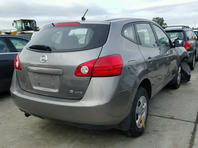 JN8AS58V78W126848 - 2008 NISSAN ROGUE S GRAY photo 4