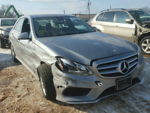 WDDHF8JB6EA896845 - 2014 MERCEDES-BENZ E 350 4MAT GRAY photo 1