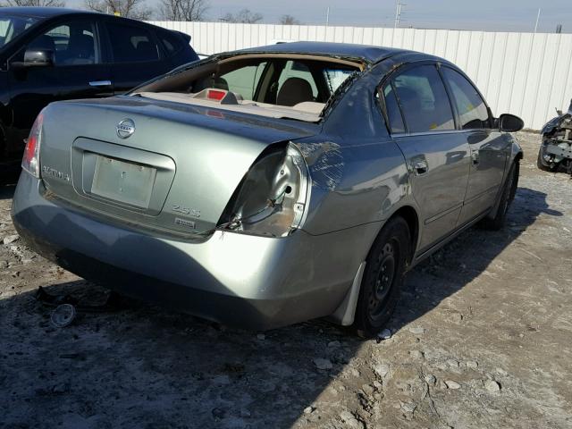 1N4AL11D46C206311 - 2006 NISSAN ALTIMA S GREEN photo 4