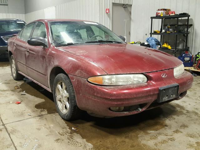 1G3NF52E13C313104 - 2003 OLDSMOBILE ALERO GLS 栗色 照片 1