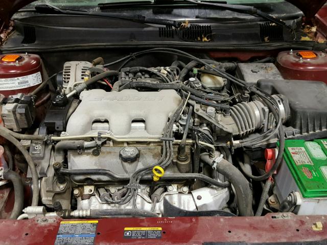 1G3NF52E13C313104 - 2003 OLDSMOBILE ALERO GLS 栗色 照片 7