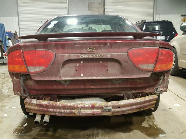 1G3NF52E13C313104 - 2003 OLDSMOBILE ALERO GLS 栗色 照片 9