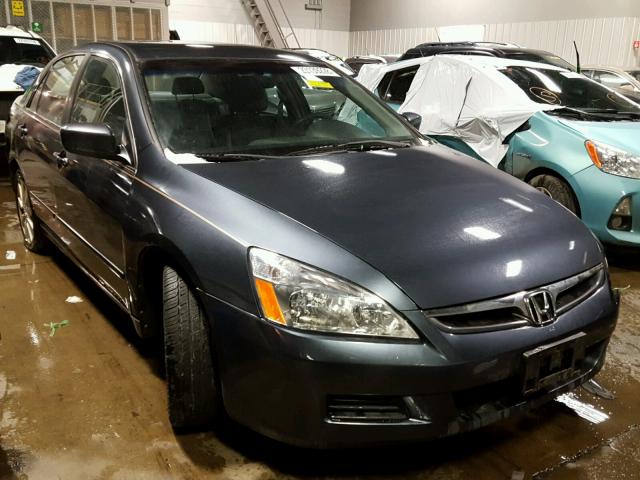 1HGCM664X7A100837 - 2007 HONDA ACCORD SE GRAY photo 1