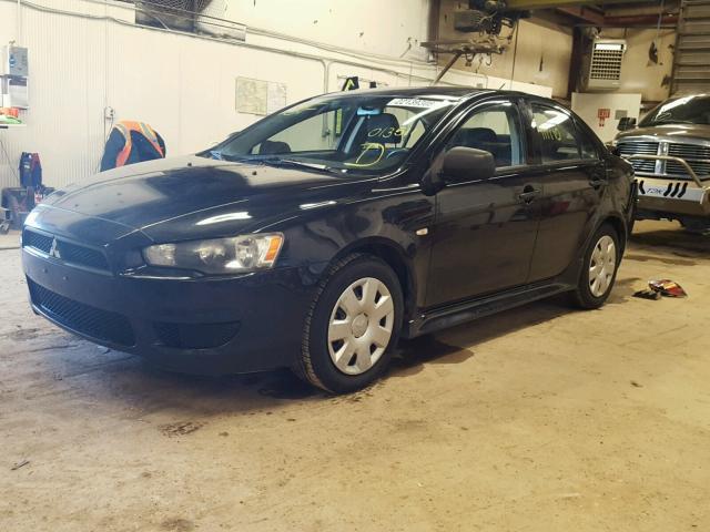 JA32U1FU0BU013516 - 2011 MITSUBISHI LANCER DE BLACK photo 2
