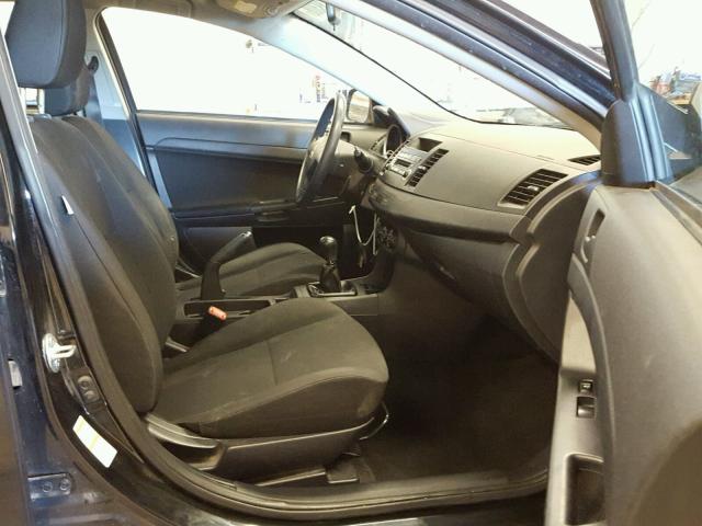 JA32U1FU0BU013516 - 2011 MITSUBISHI LANCER DE BLACK photo 5