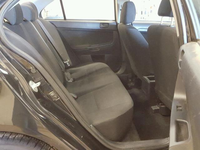 JA32U1FU0BU013516 - 2011 MITSUBISHI LANCER DE BLACK photo 6