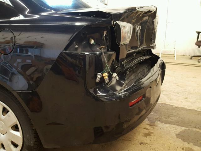 JA32U1FU0BU013516 - 2011 MITSUBISHI LANCER DE BLACK photo 9