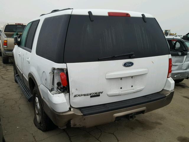 1FMFU17L33LB08356 - 2003 FORD EXPEDITION WHITE photo 3