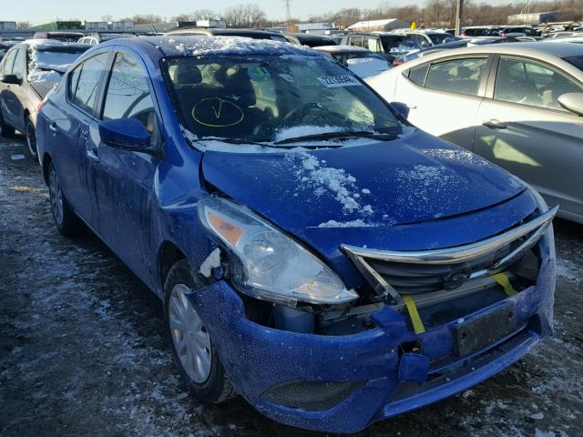 3N1CN7AP4GL867792 - 2016 NISSAN VERSA S BLUE photo 1