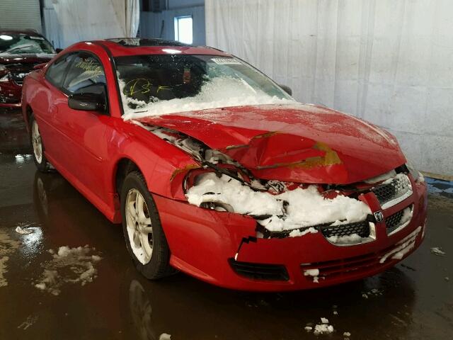 4B3AG42G14E132999 - 2004 DODGE STRATUS SX RED photo 9