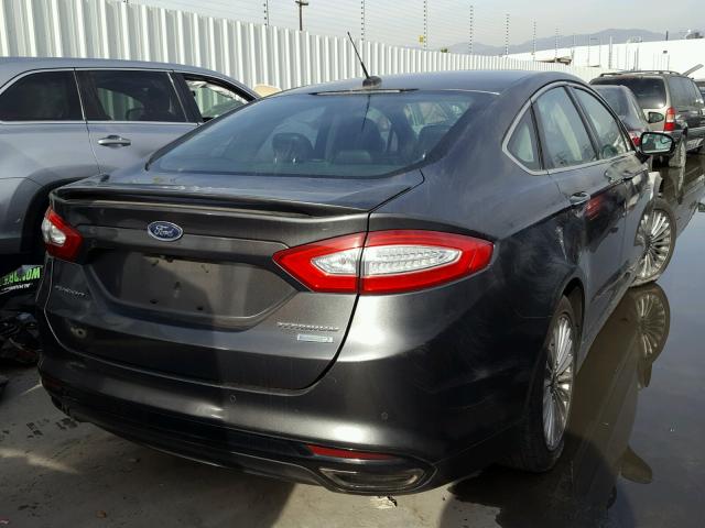 3FA6P0K90FR153994 - 2015 FORD FUSION TIT GRAY photo 4