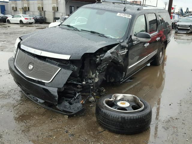 1GYFK66818R123666 - 2008 CADILLAC ESCALADE E BLACK photo 2