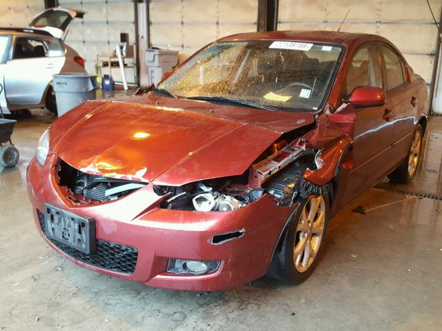 JM1BK32G691230695 - 2009 MAZDA 3 I RED photo 2