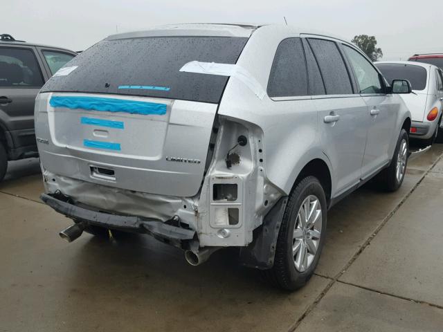 2FMDK3KC0BBA91403 - 2011 FORD EDGE LIMIT SILVER photo 4