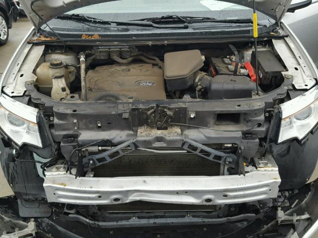 2FMDK3KC0BBA91403 - 2011 FORD EDGE LIMIT SILVER photo 7